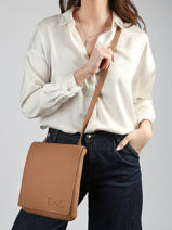 Cross Body Tas Dinant Leder Nathan baume Bruin n city 3-vue-porte